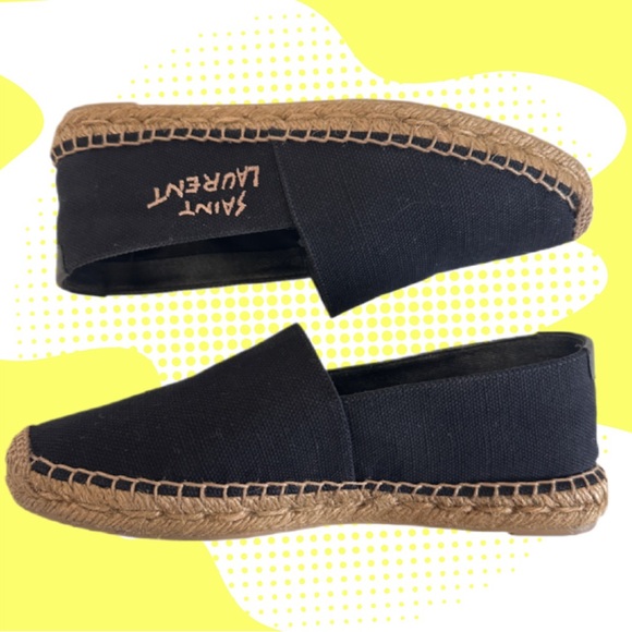 Saint Laurent Embroidered Espadrilles In Canvas - Picture 7 of 13